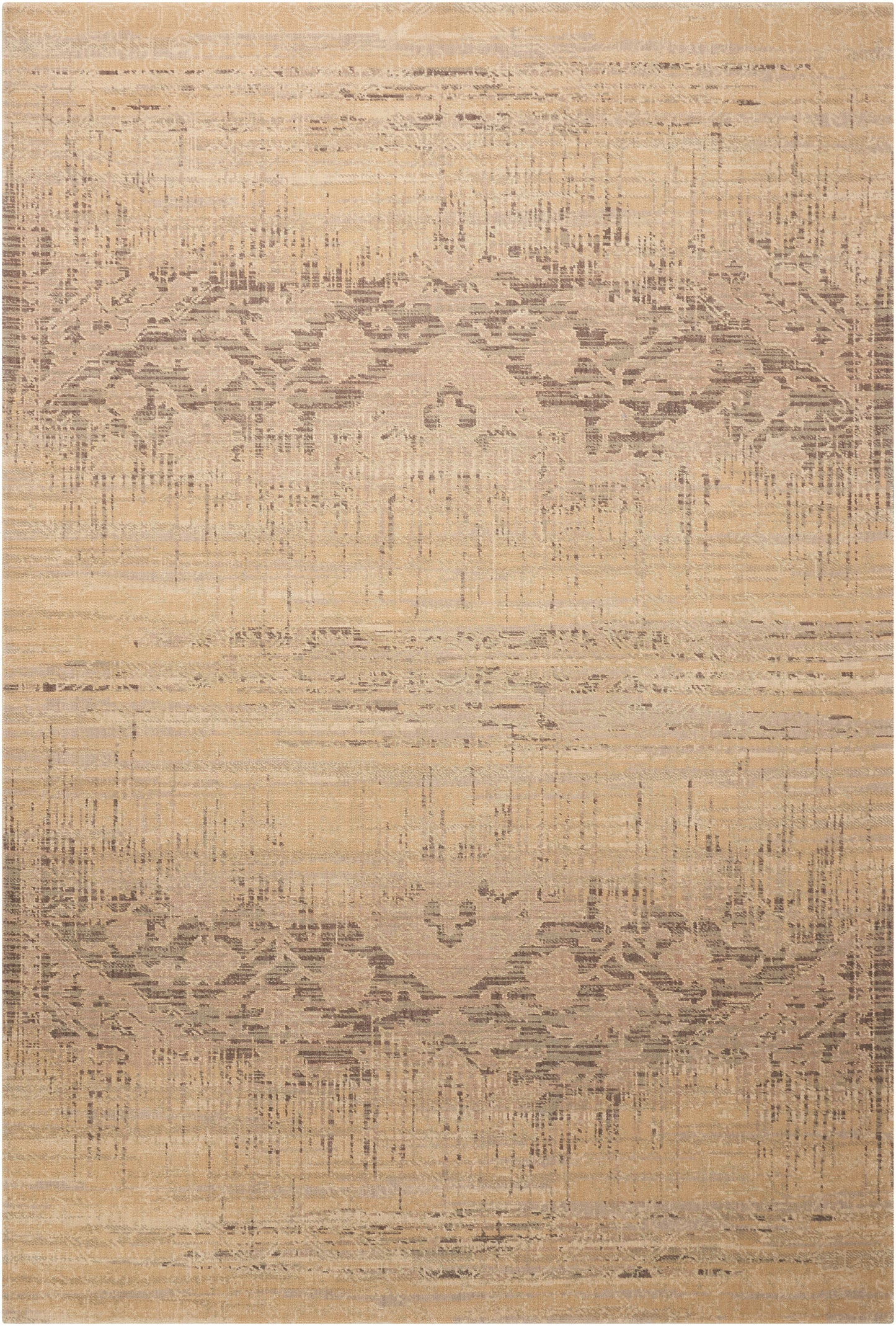 Nourison Home Silk Elements SKE27 Beige Traditional Loomed Rug