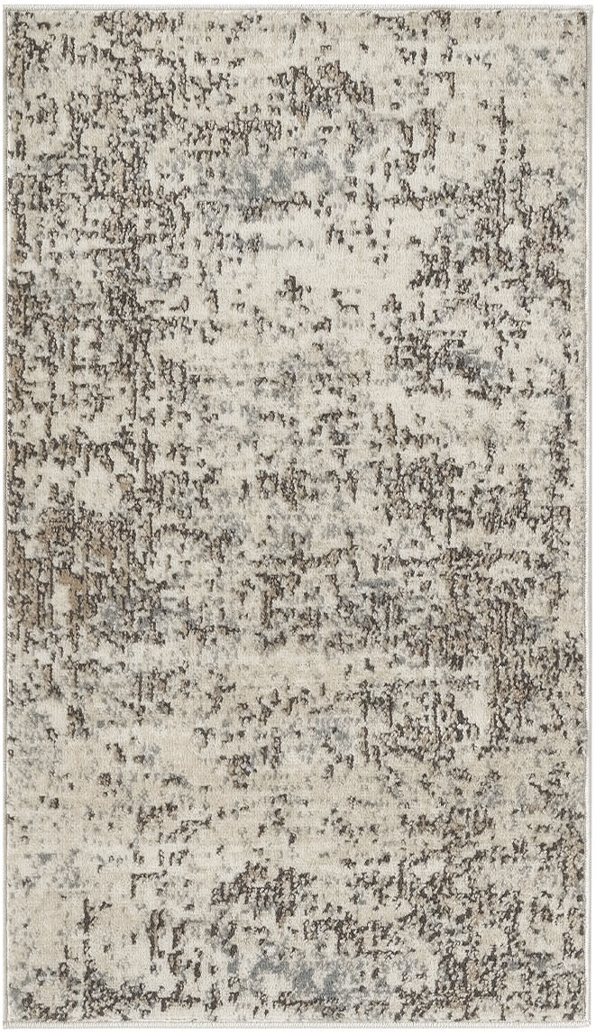 Nourison Home Quarry QUA17 Ivory Beige Contemporary Power-loomed Rugs