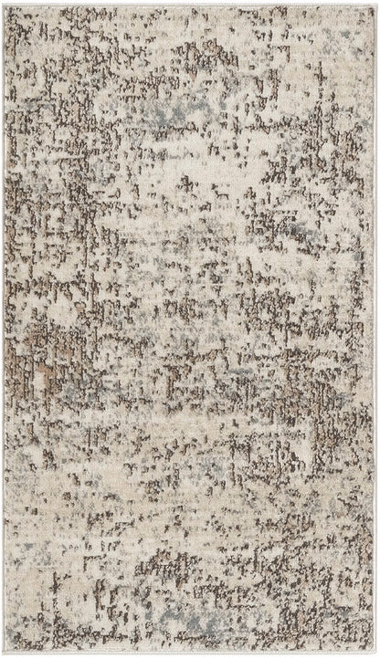 Nourison Home Quarry QUA17 Ivory Beige Contemporary Power-loomed Rugs