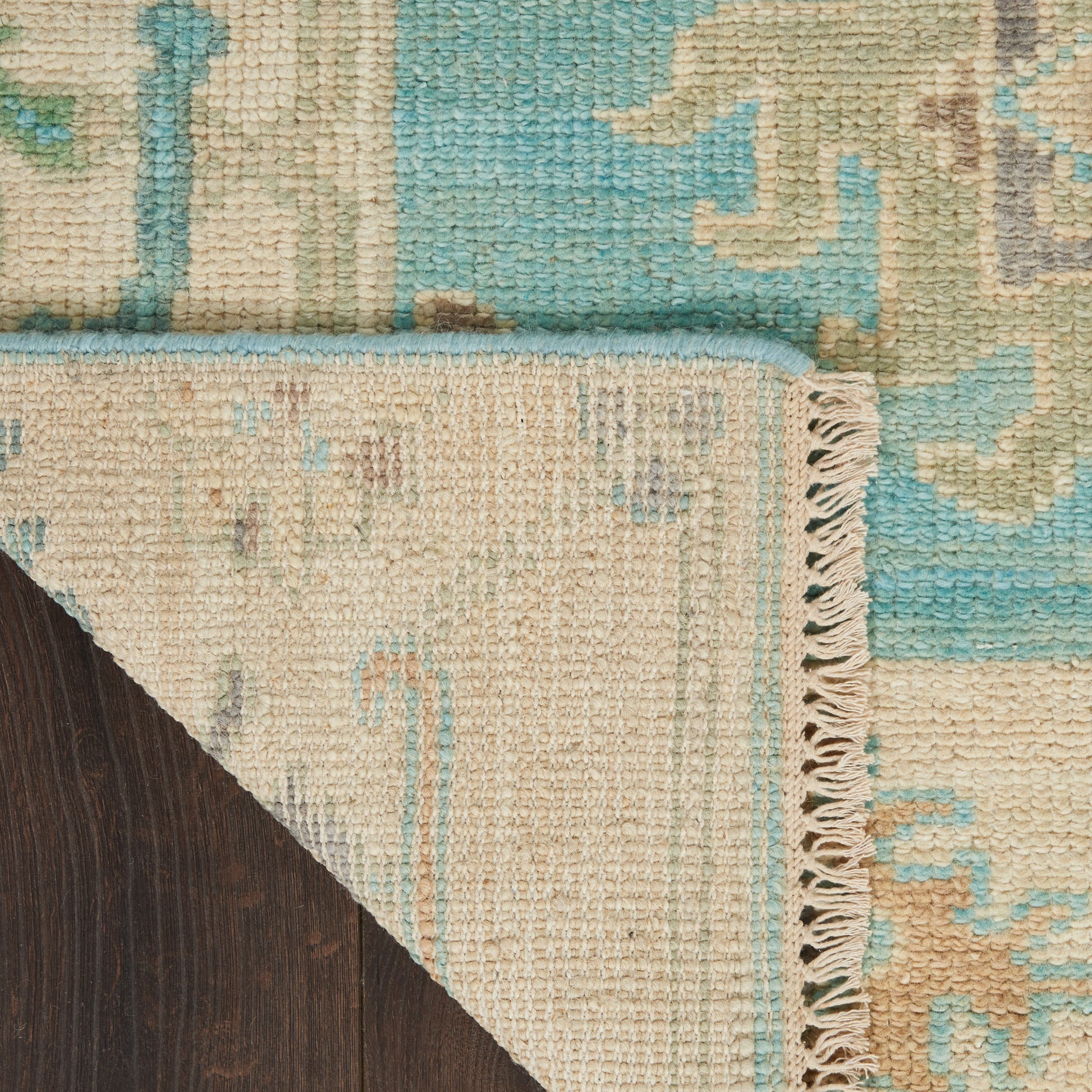 Nourison Home Odessa  Blue Multicolor  Traditional