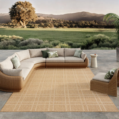 Nourison Home Horizon Indoor/Outdoor  Natural  Contemporary