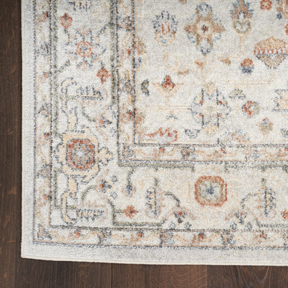 Nourison Home Astra Machine Washable  Grey Multicolor  Traditional