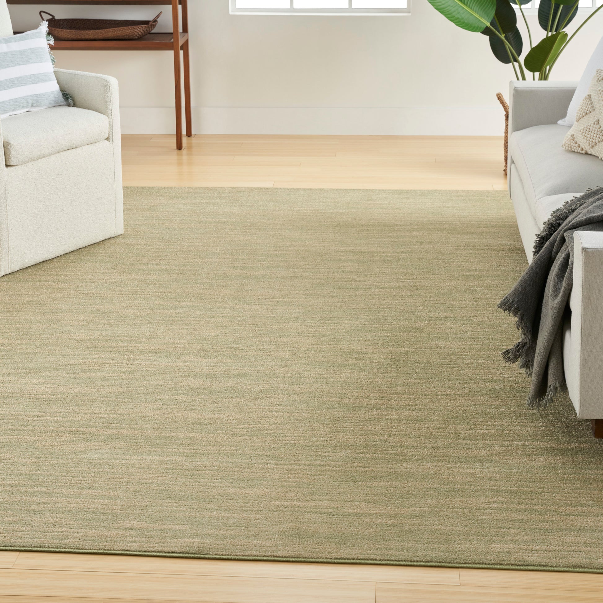 Nourison Home Nourison Essentials  Green Gold  Contemporary