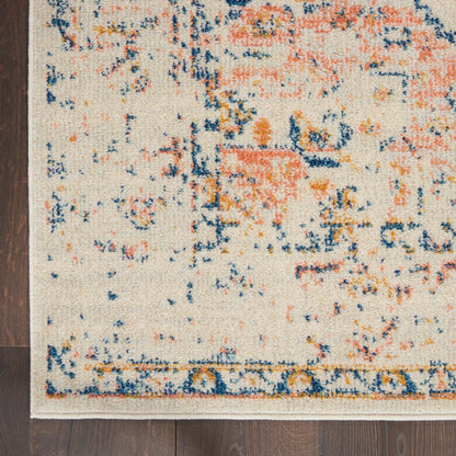 Nourison Home Tranquil  Ivory Multicolor  Traditional