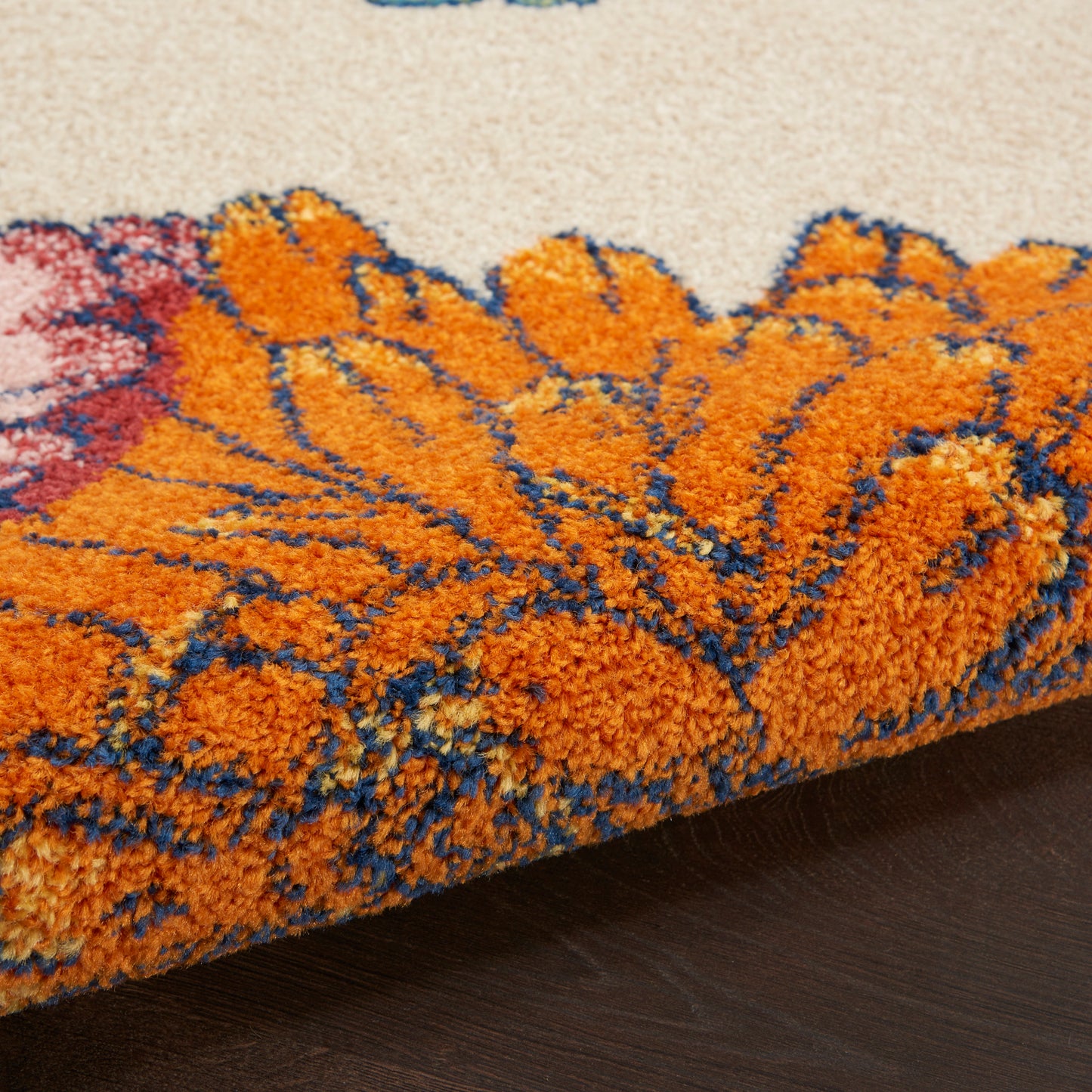 Nourison Home Allur  Ivory Multicolor  Contemporary