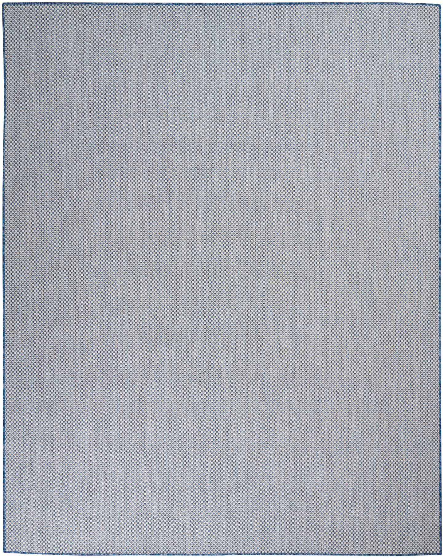 Nourison Home Courtyard  Ivory Blue  Contemporary