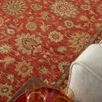 Nourison Home Living Treasures  Rust  Traditional