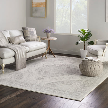 Nourison Home Tranquil  Ivory Grey  Traditional