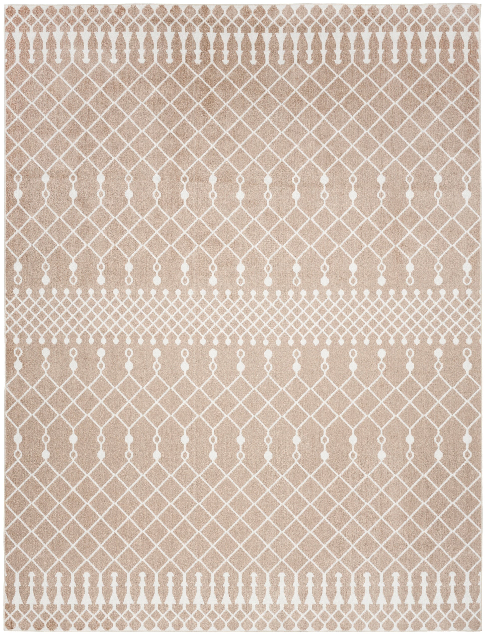 Nourison Home Astra Machine Washable  Taupe  Transitional