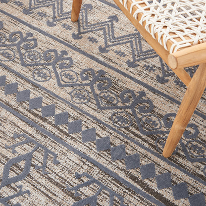 Nourison Home Asilah  Mocha Charcoal  Contemporary