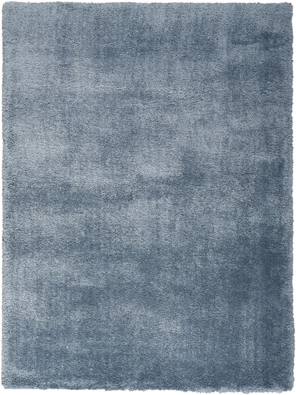 Nourison Home Dreamy Shag DRS05 Light Blue Contemporary Power-loomed Rug