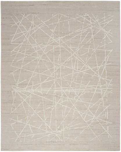 Calvin Klein CK044 Wander WND01 Taupe Contemporary Hand Woven Rug