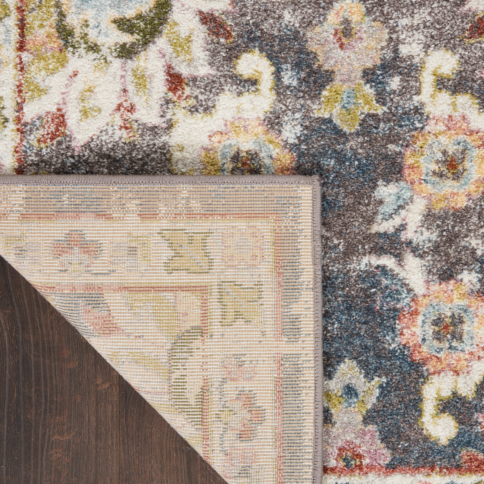 Nourison Home Soraya  Charcoal Multi  Transitional