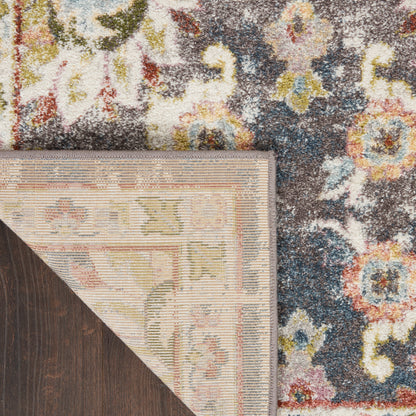 Nourison Home Soraya  Charcoal Multi  Transitional