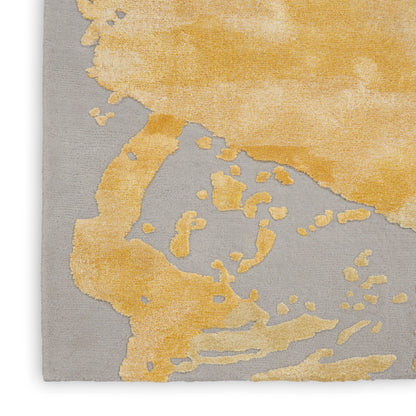 Nourison Home Prismatic  Grey Gold  Contemporary