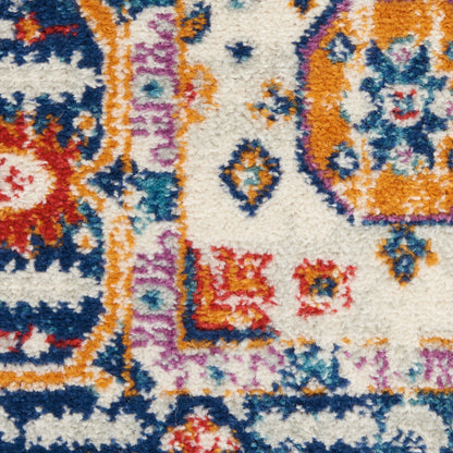 Nourison Home Passion  Blue Multicolor  Transitional