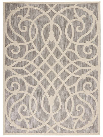 Nourison Home Cozumel CZM04 Grey Contemporary Power-loomed Rug