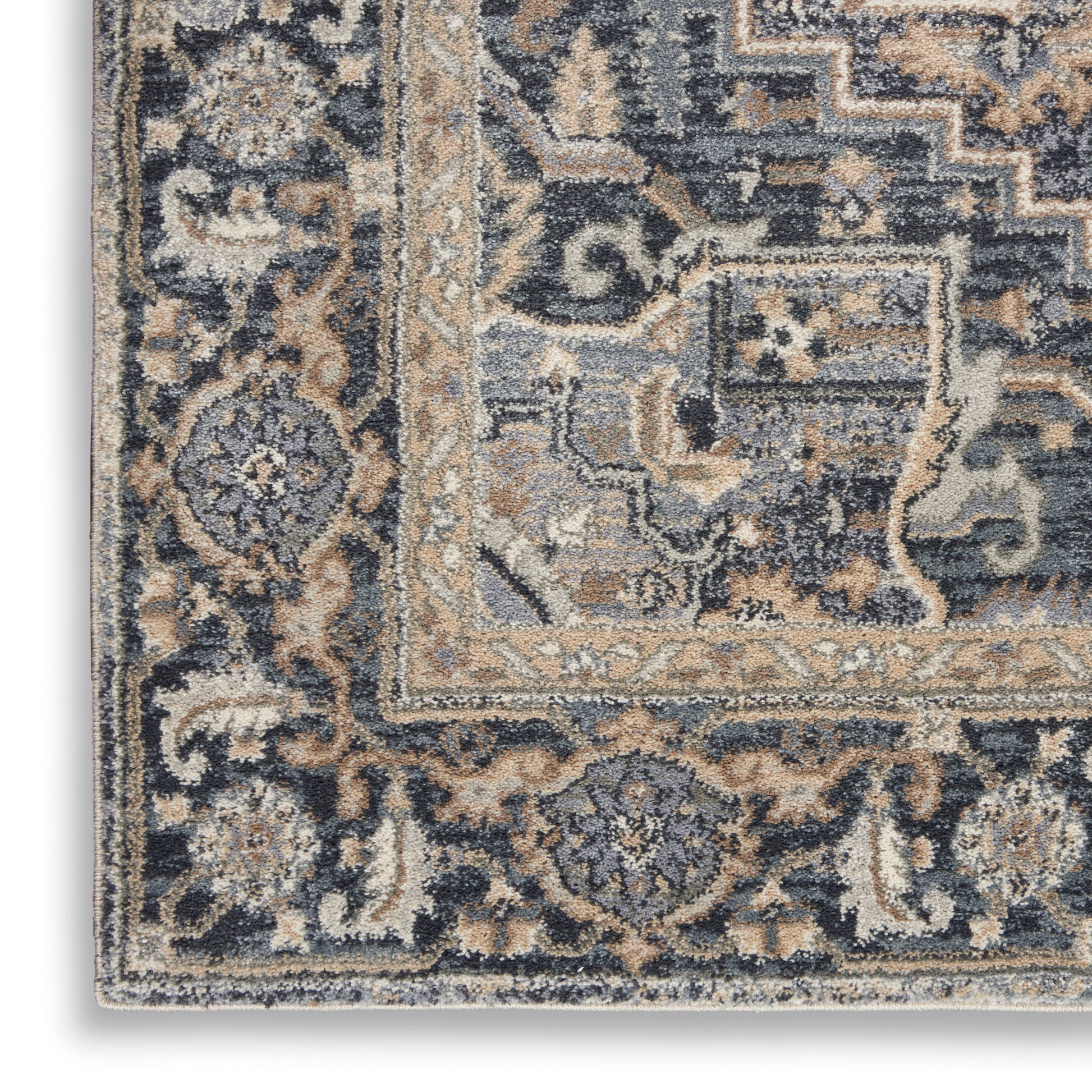 Nourison Home Moroccan Celebration  Navy  Traditional