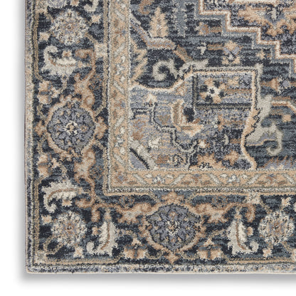 Nourison Home Moroccan Celebration  Navy  Traditional
