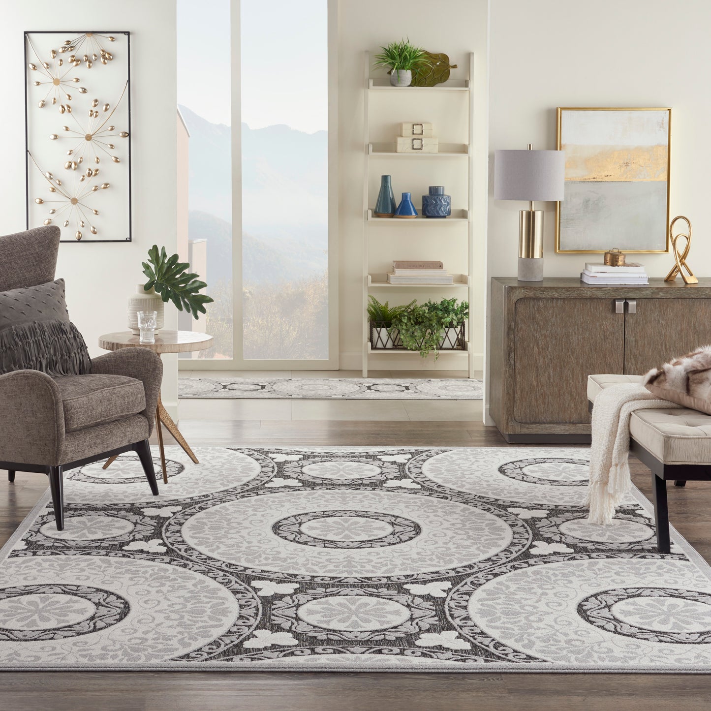 Nourison Home Key Largo  Grey  Contemporary