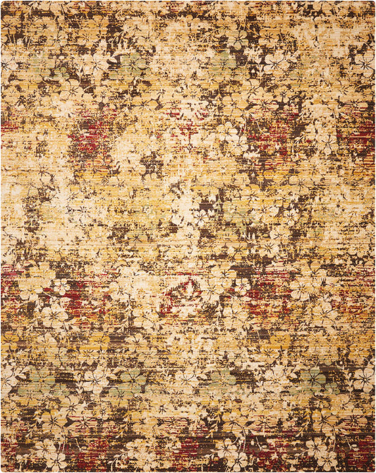 Nourison Home Rhapsody  Beige Gold  Transitional