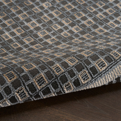 Nourison Home Nordic  Black Taupe  Contemporary