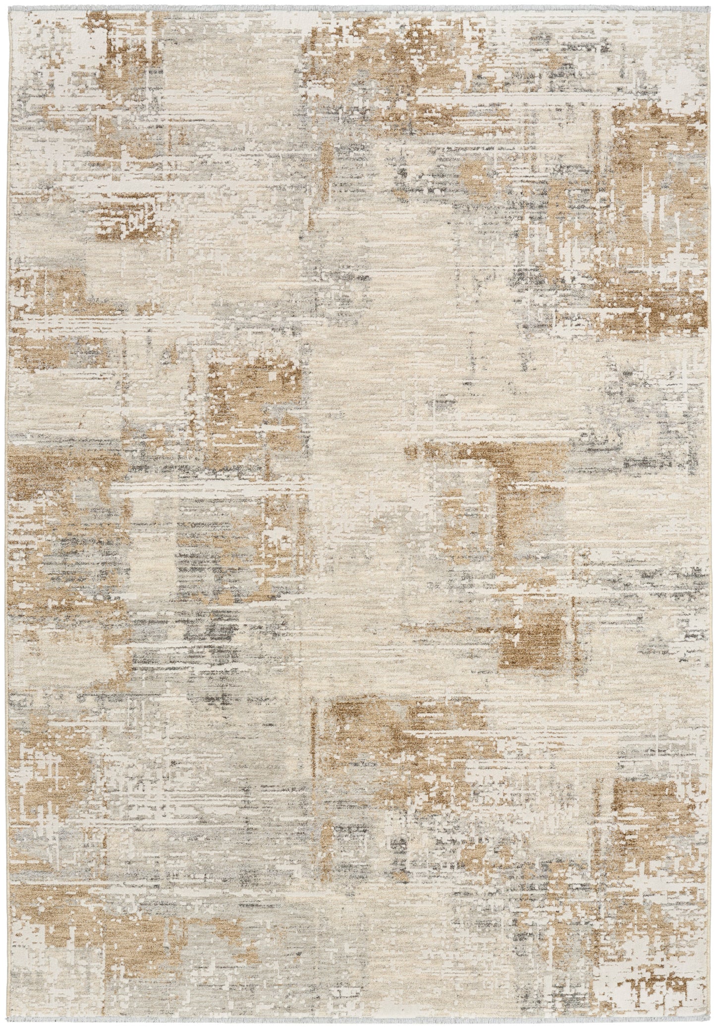 Calvin Klein CK078 Summit SUM01 Ivory Multicolor Contemporary Machine Woven Rug