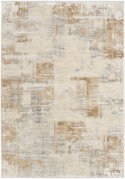 Calvin Klein CK078 Summit SUM01 Ivory Multicolor Contemporary Machine Woven Rug