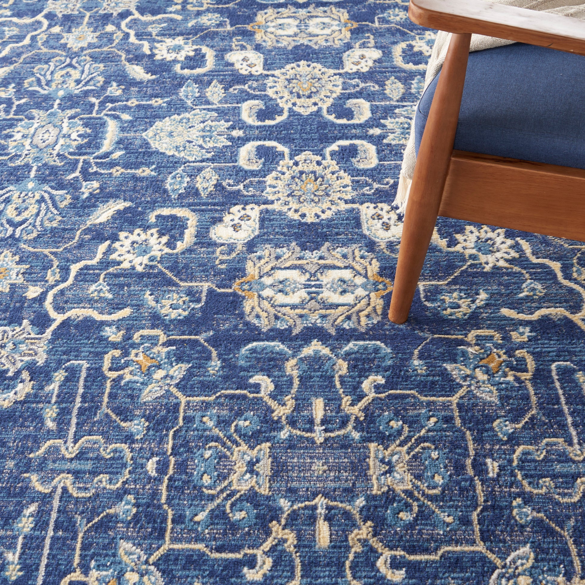 Nourison Home Grafix  Navy  Transitional