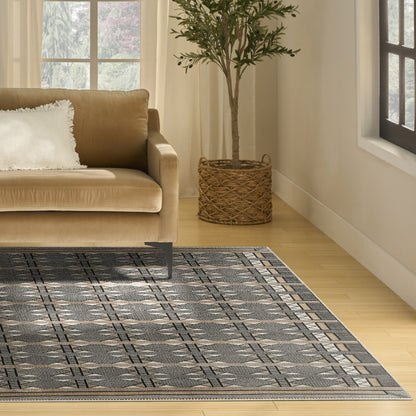 Nourison Home Nordic  Ivory Multicolor  Contemporary
