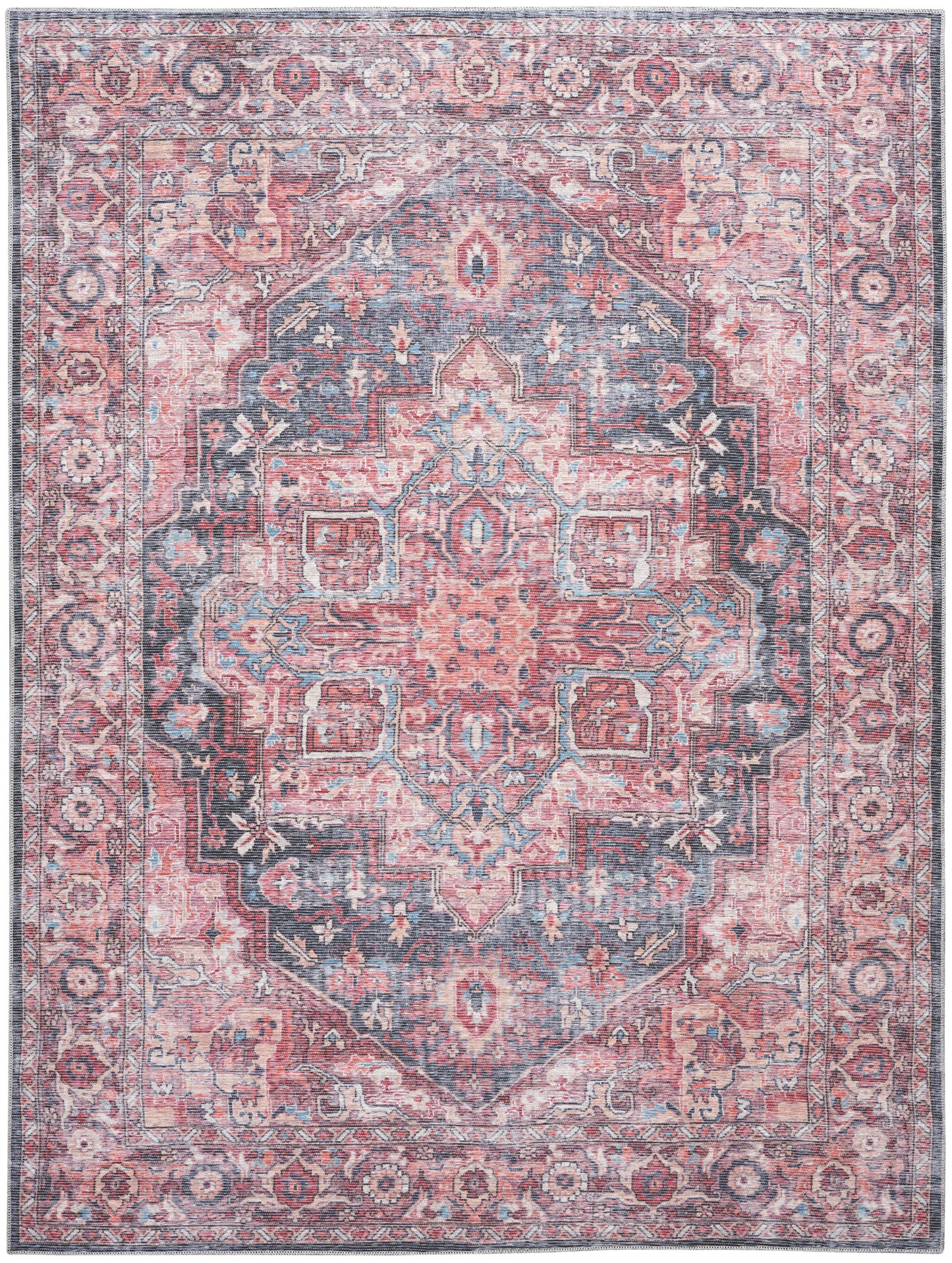 Nourison Home New Concept Washables SR101 Multicolor Traditional Machine Woven Rug