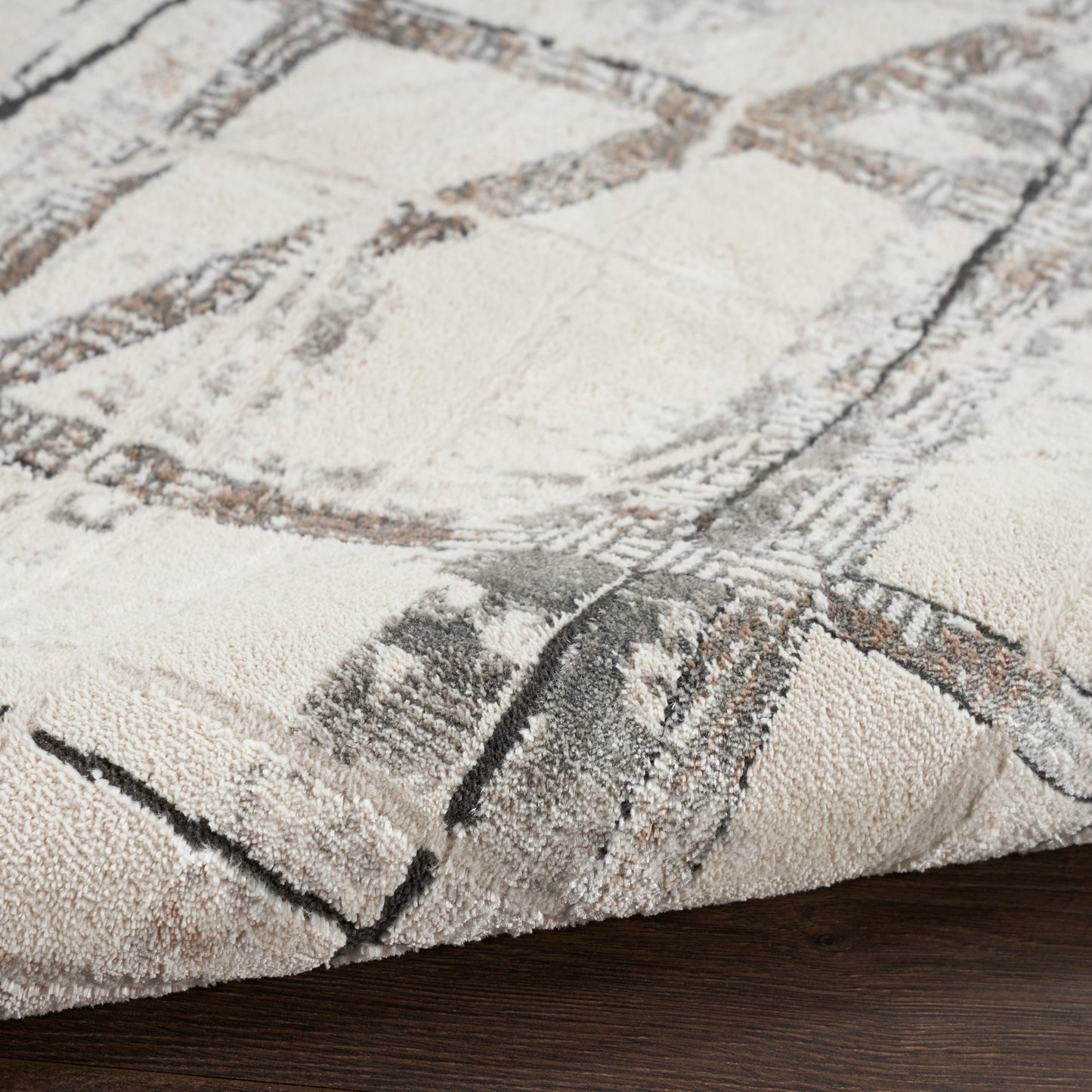 Nourison Home Desire  Grey Silver  Contemporary