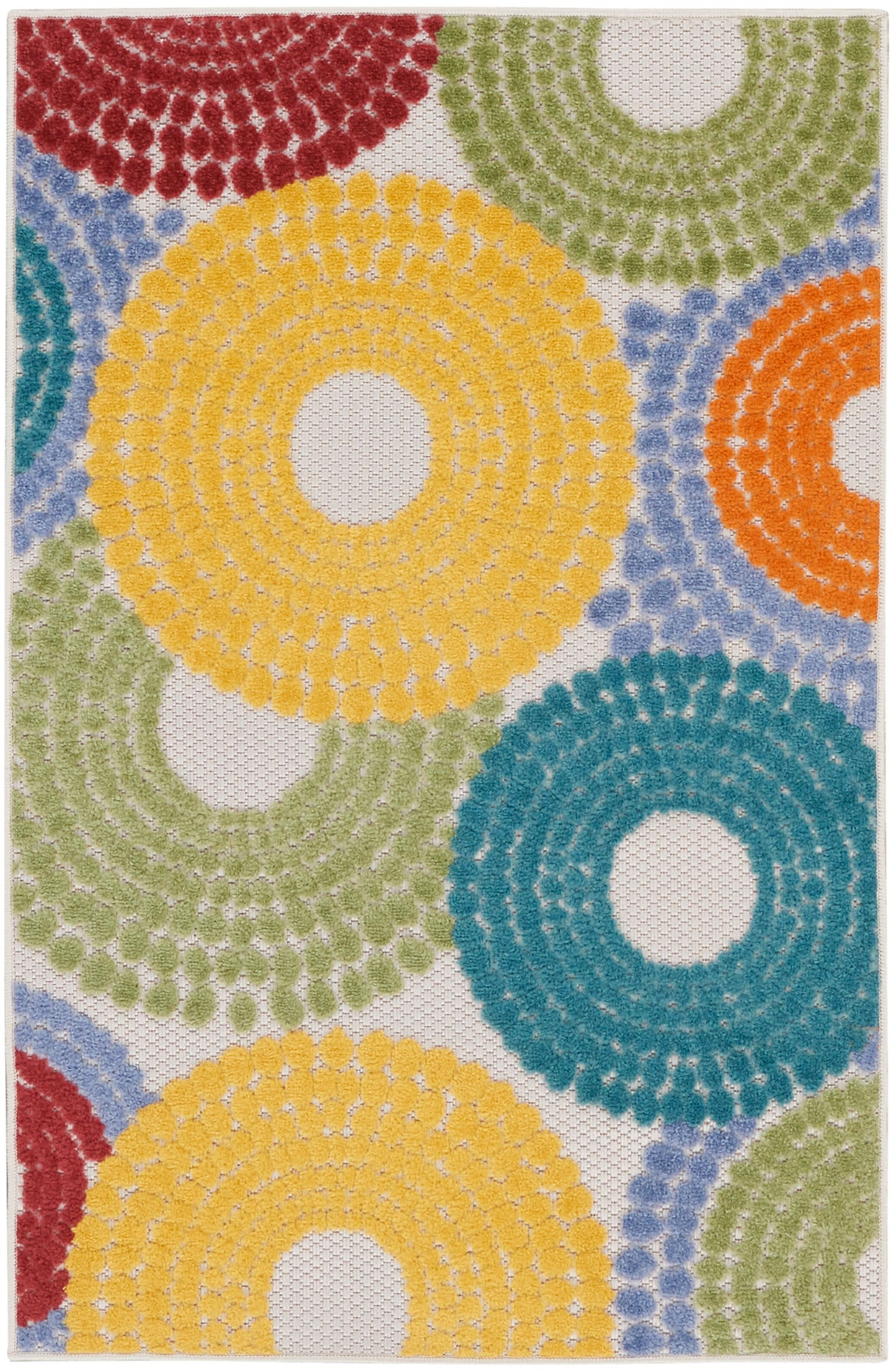 Nourison Home Aloha ALH29 Multicolor Contemporary Power-loomed Rugs