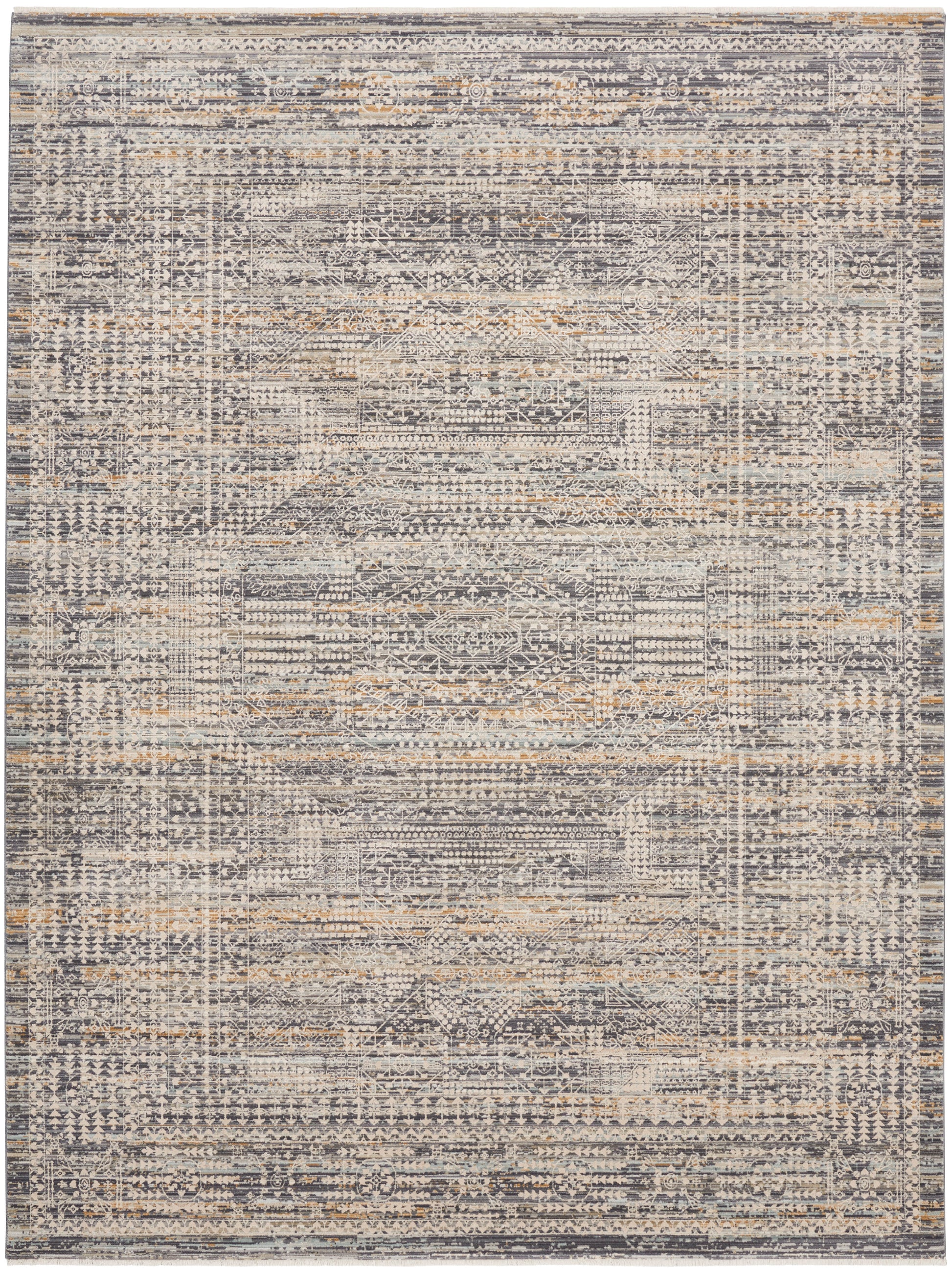 Nourison Home Lynx  Ivory Slate  Transitional