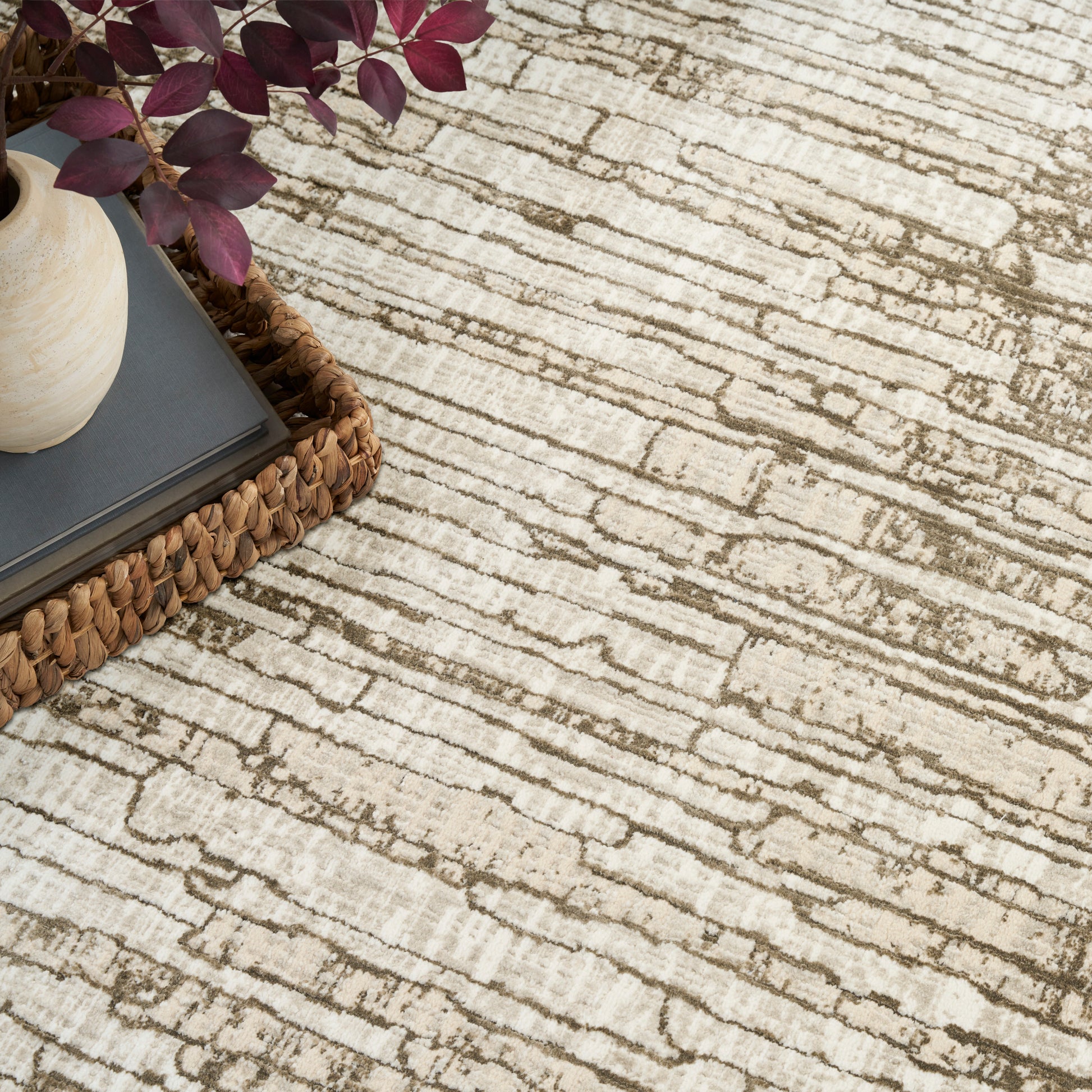 Nourison Home Soft Structure  Mocha  Contemporary
