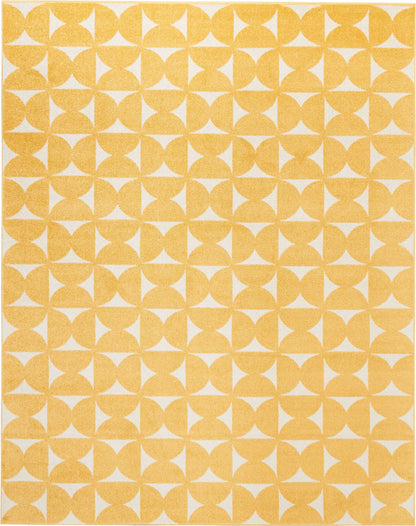 Nourison Home Harper  Yellow  Contemporary
