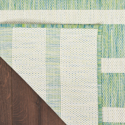 Nourison Home Positano  Blue Green Ivory  Contemporary