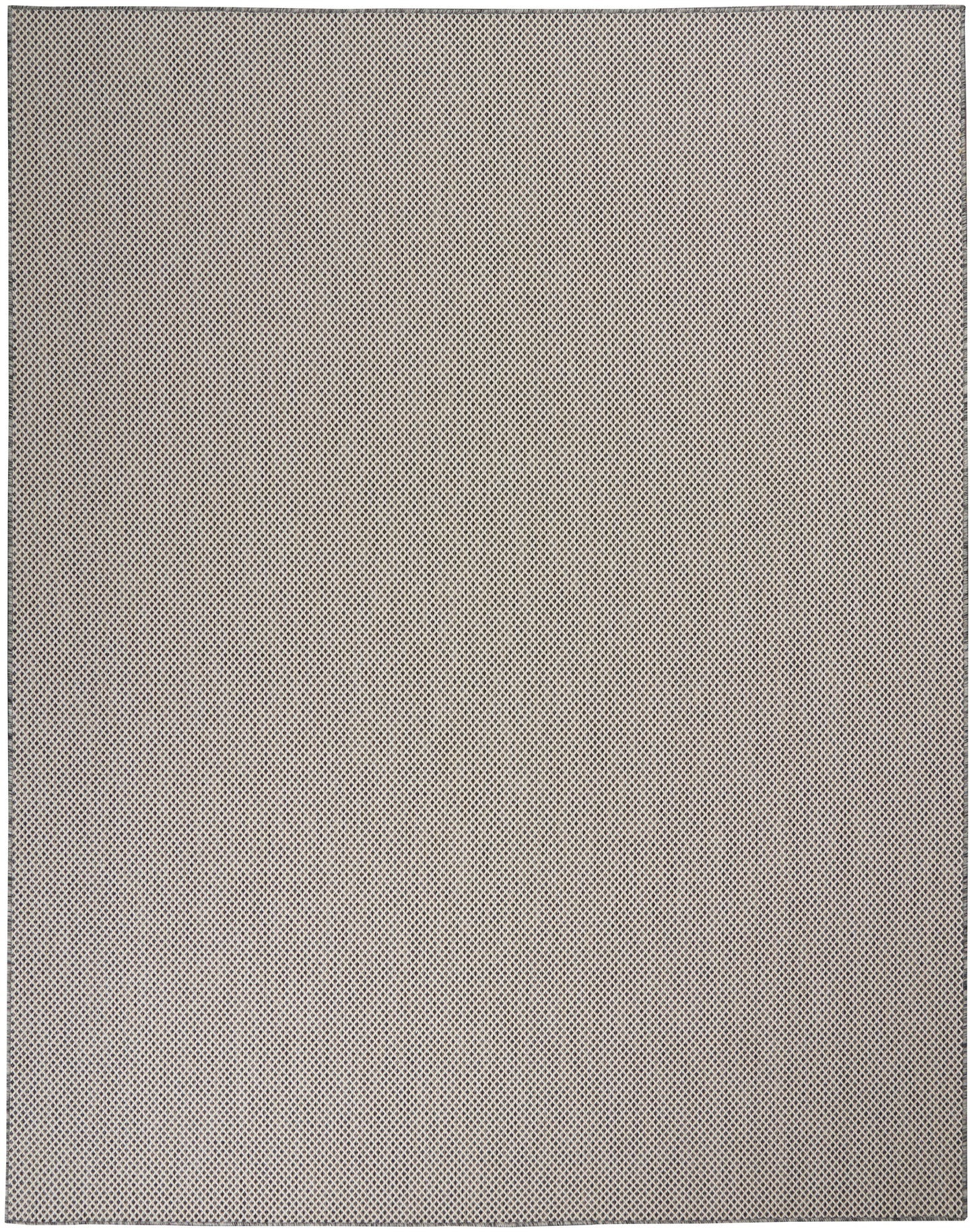 Nourison Home Courtyard  Ivory Charcoal  Contemporary