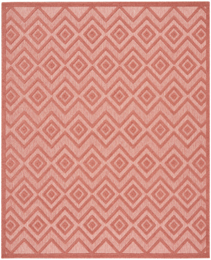 Nourison Home Versatile NRV01 Coral Orange Contemporary Flat Weave Rug