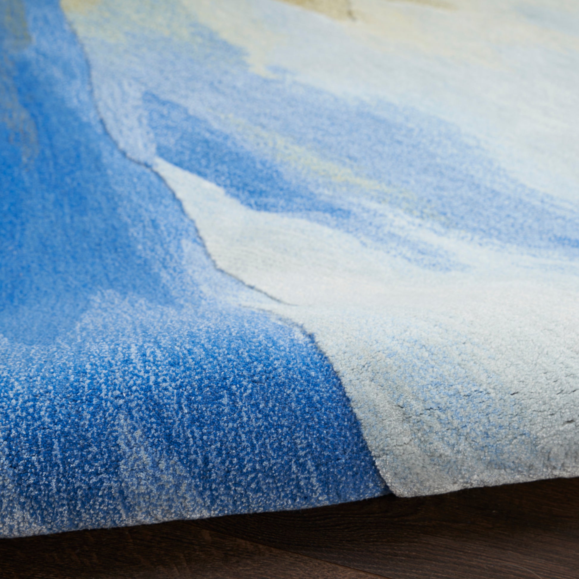 Nourison Home Prismatic  Blue Multicolor  Contemporary