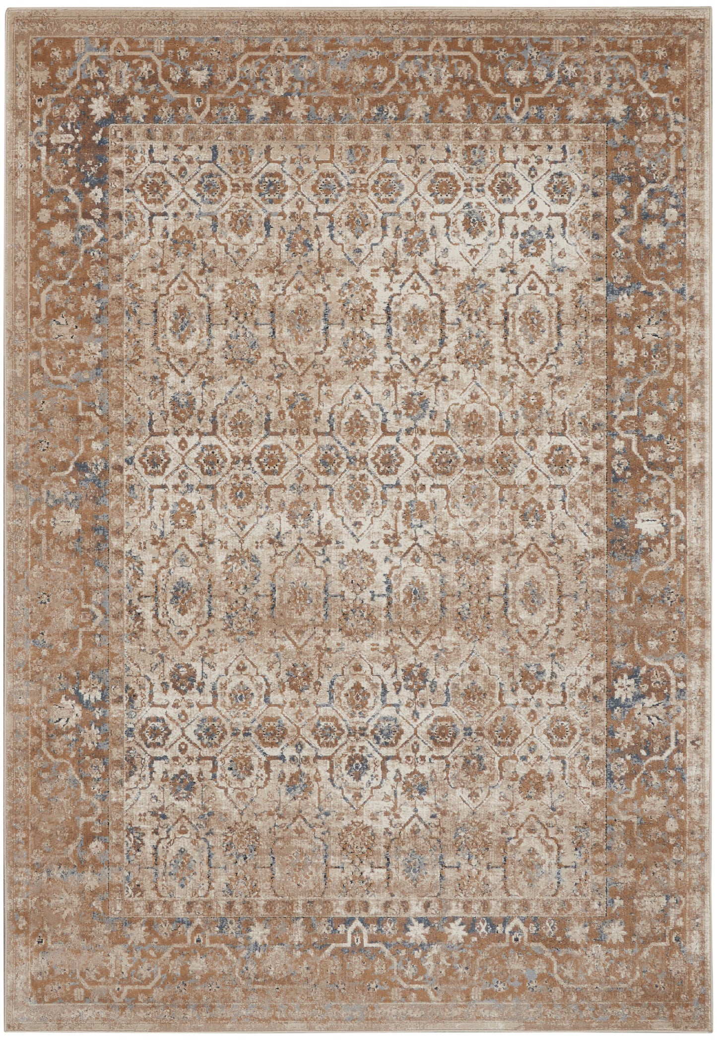 Nourison Home Malta MAI04 Taupe Traditional Power-loomed Rug