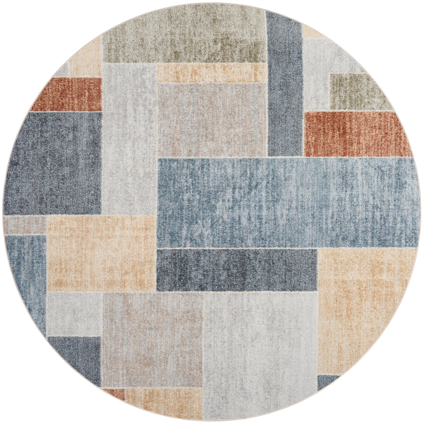 Nourison Home Astra Machine Washable ASW09 Multicolor Contemporary Power-loomed Rug