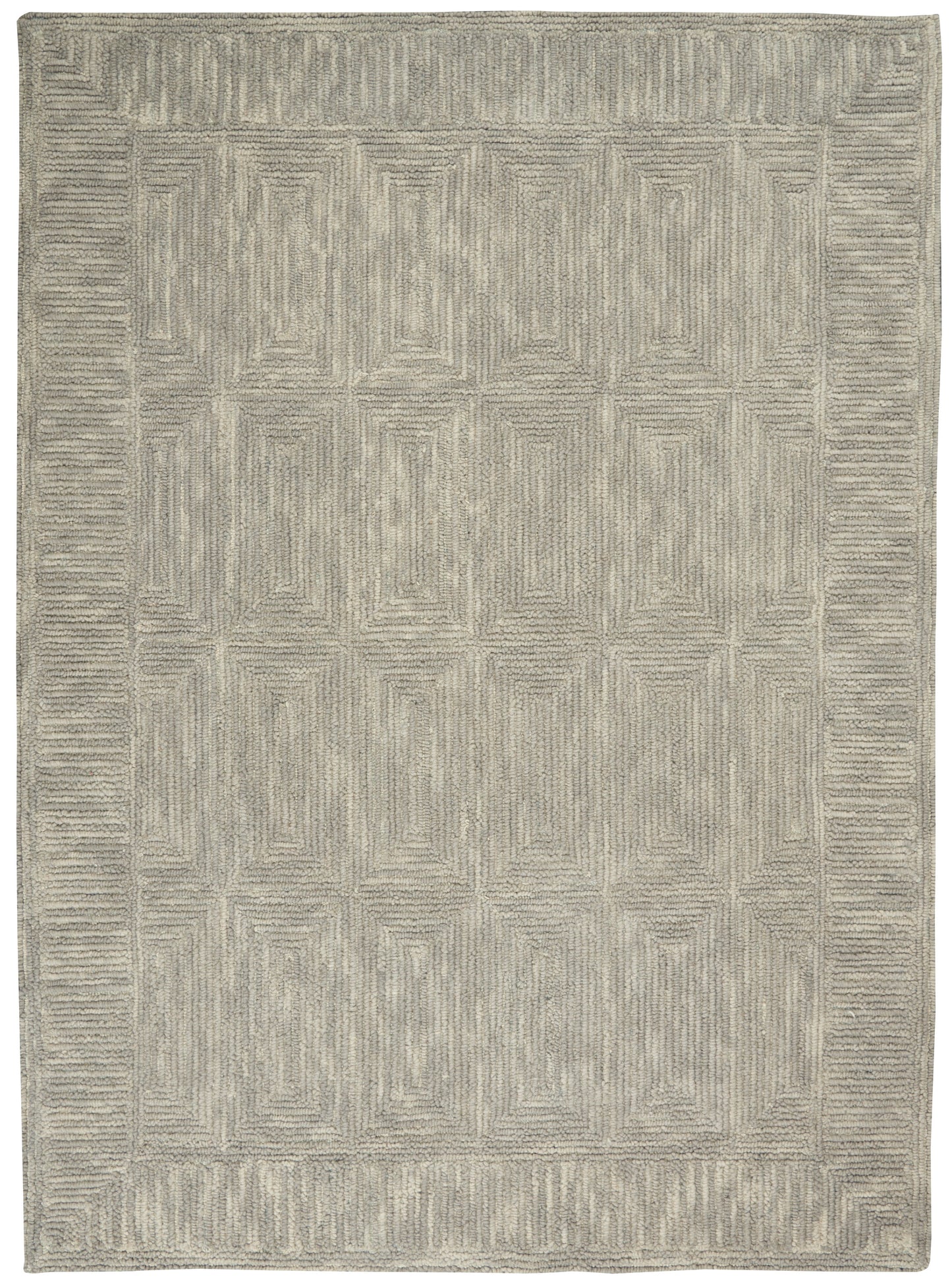 Nourison Home Colorado CLR04 Grey Contemporary Tufted Rug