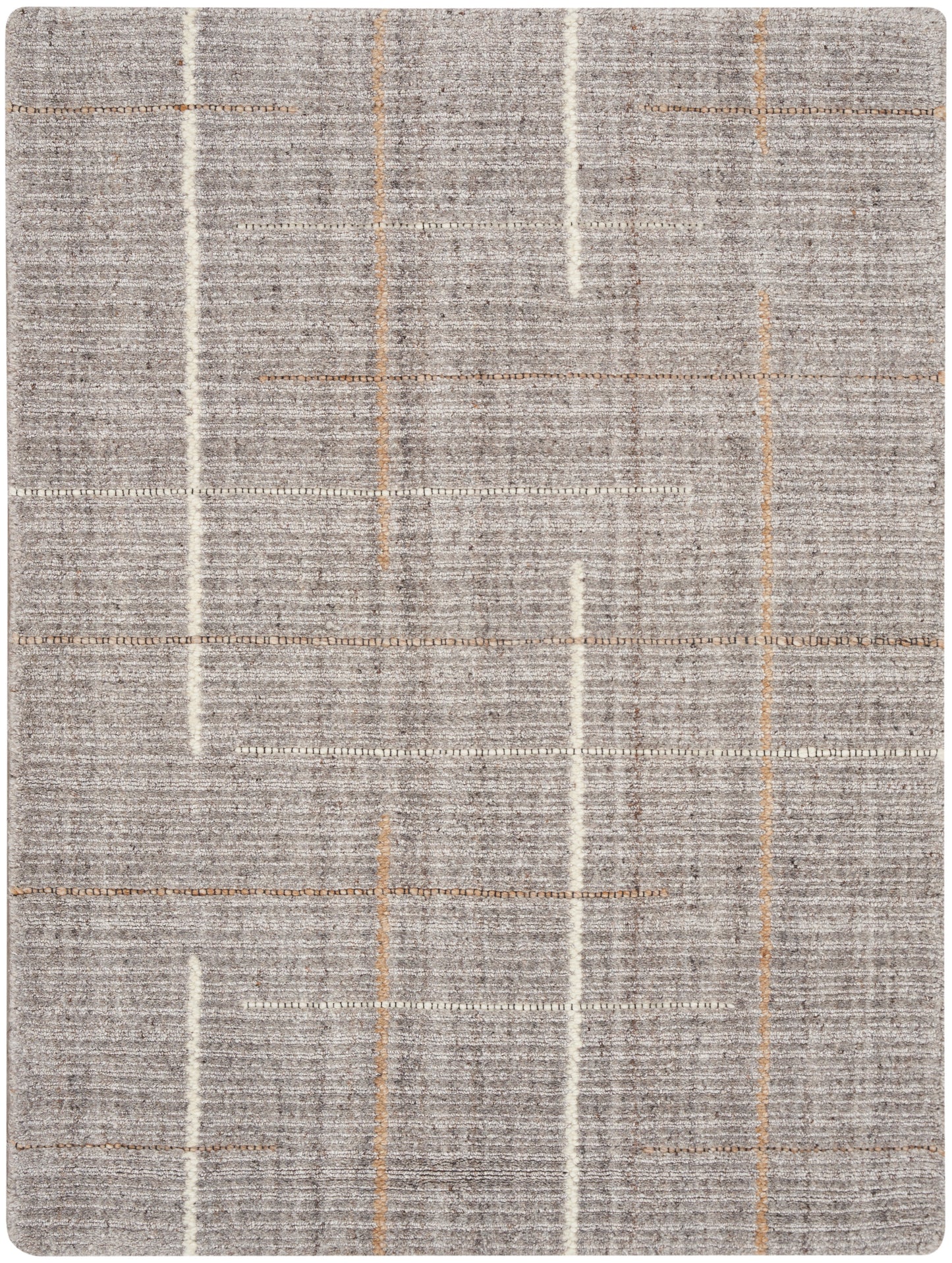 Calvin Klein CK041 Architectura ACT01 Grey Contemporary Hand Woven Rug
