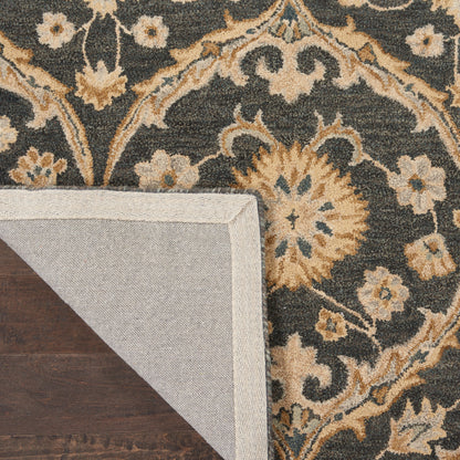 Nourison Home Jazmine  Navy  Traditional