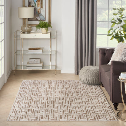 Nourison Home Serenity Home  Mocha Ivory  Transitional