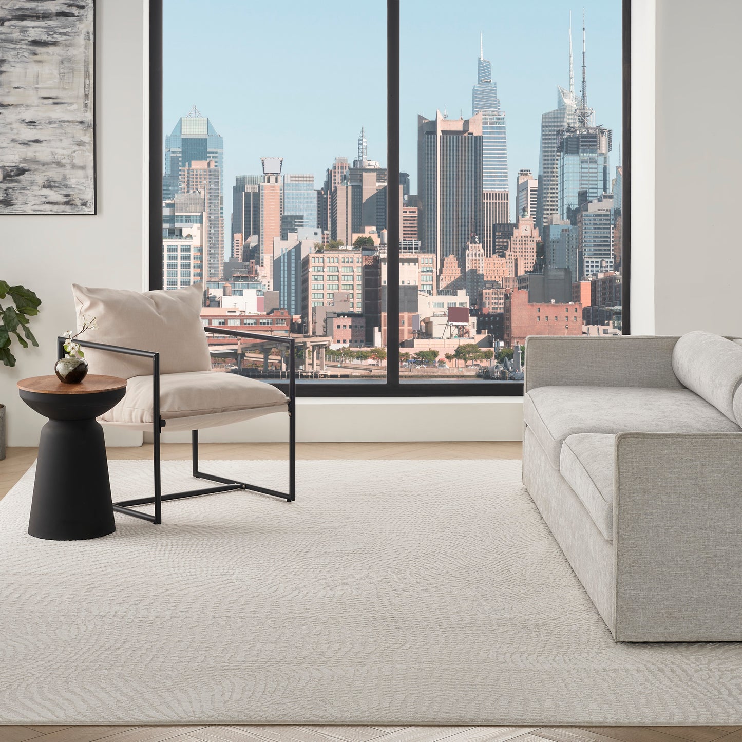 DKNY Central Park West  Ivory  Contemporary
