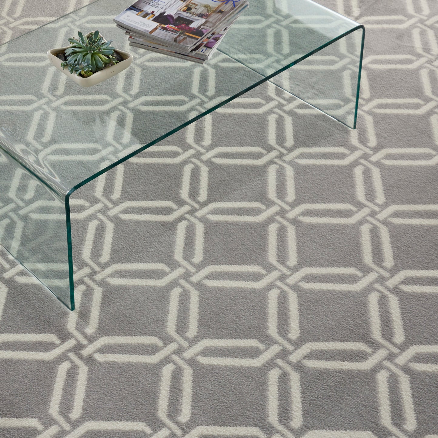 Nourison Home Jubilant  Grey  Contemporary