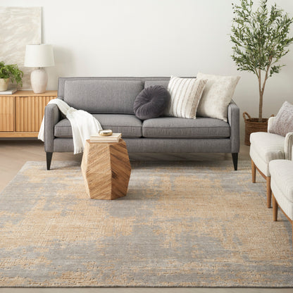 Nourison Home Harmony  Grey Gold  Contemporary