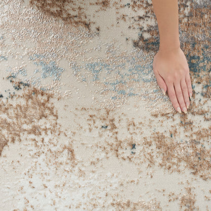 Nourison Home Glitz  Taupe Multi  Contemporary